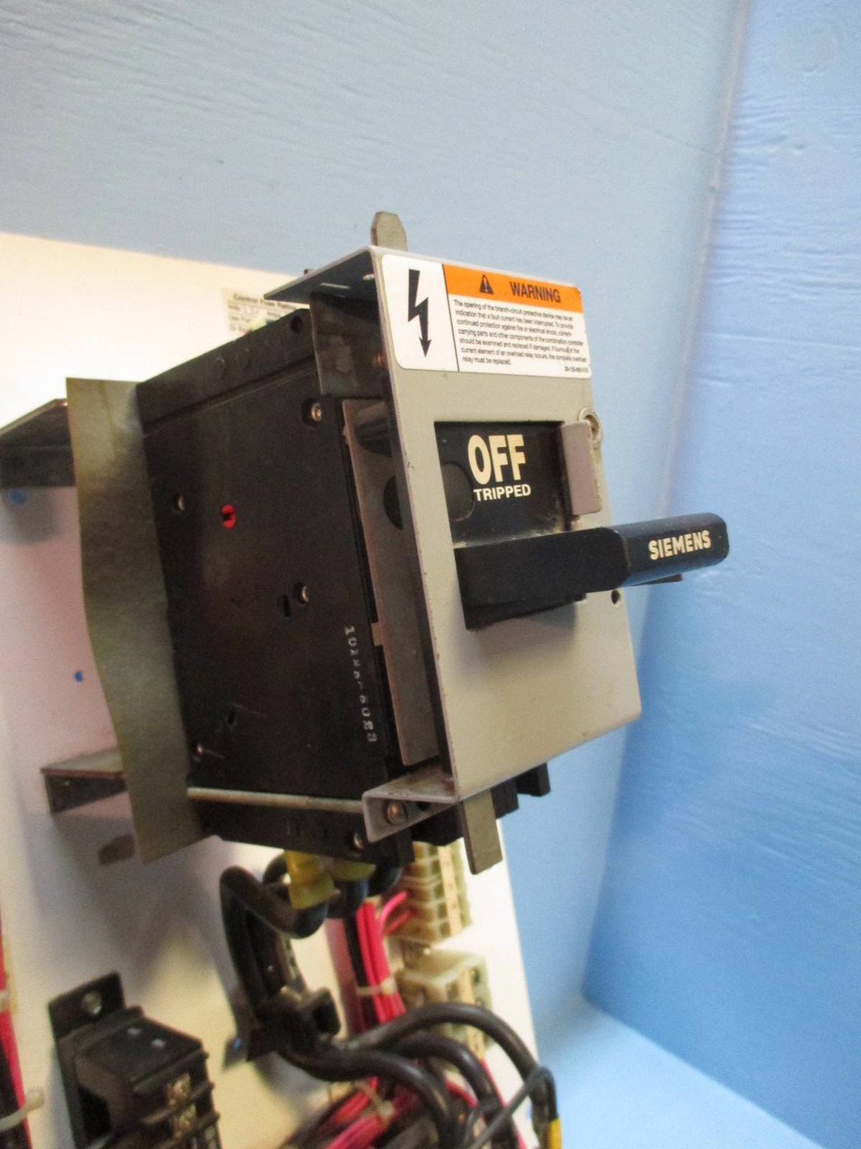 Siemens Model 95 Size 3 Voltage Starter 75 HP 100A Breaker 30
